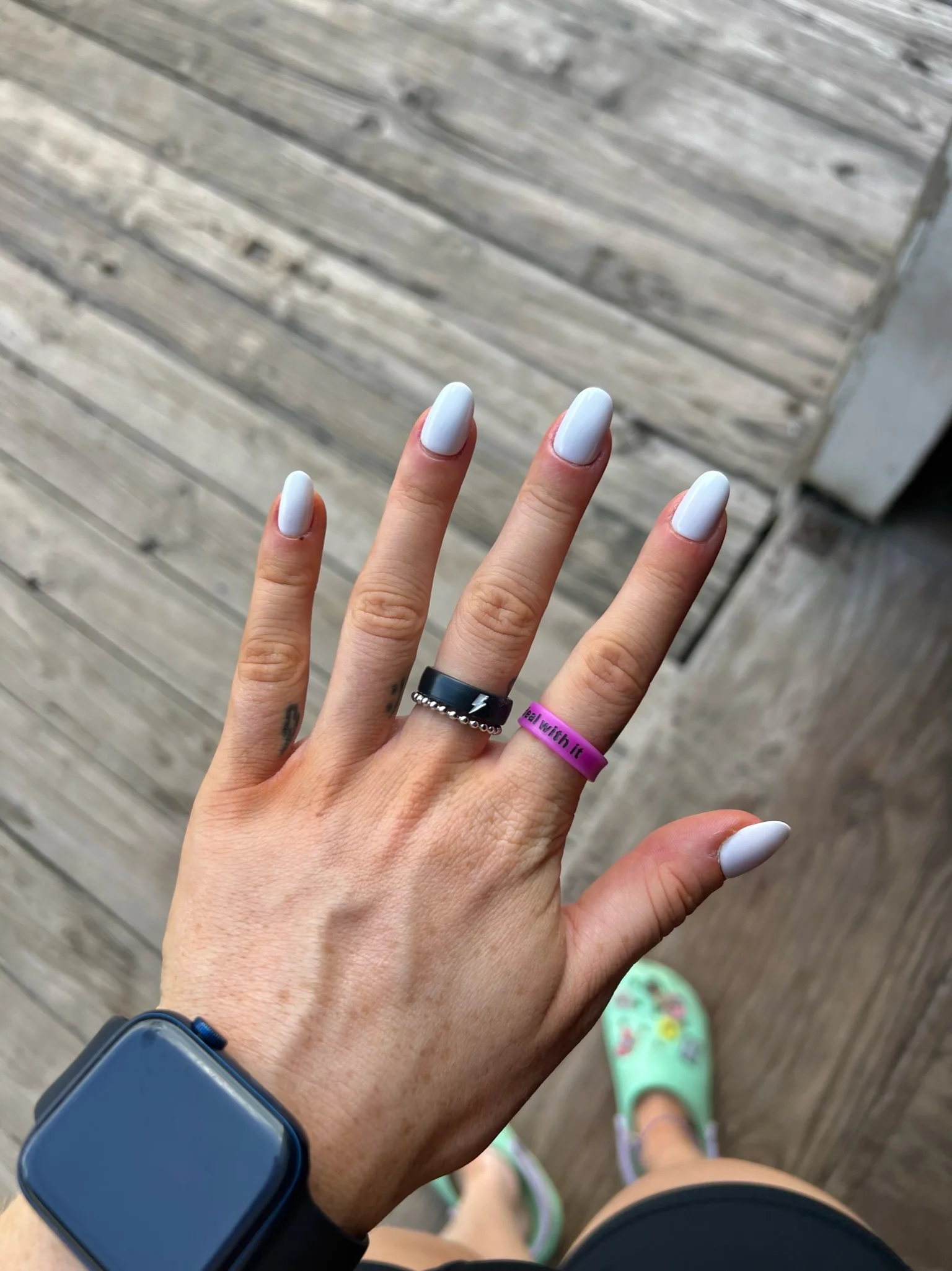 Flip Reversible lightning bolt / cloud ring - Image 10