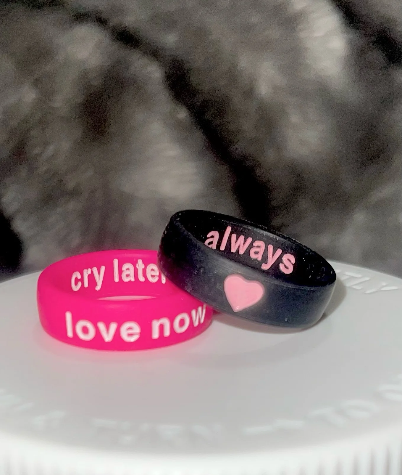 Flip Reversible love now / cry later Ring - Image 7