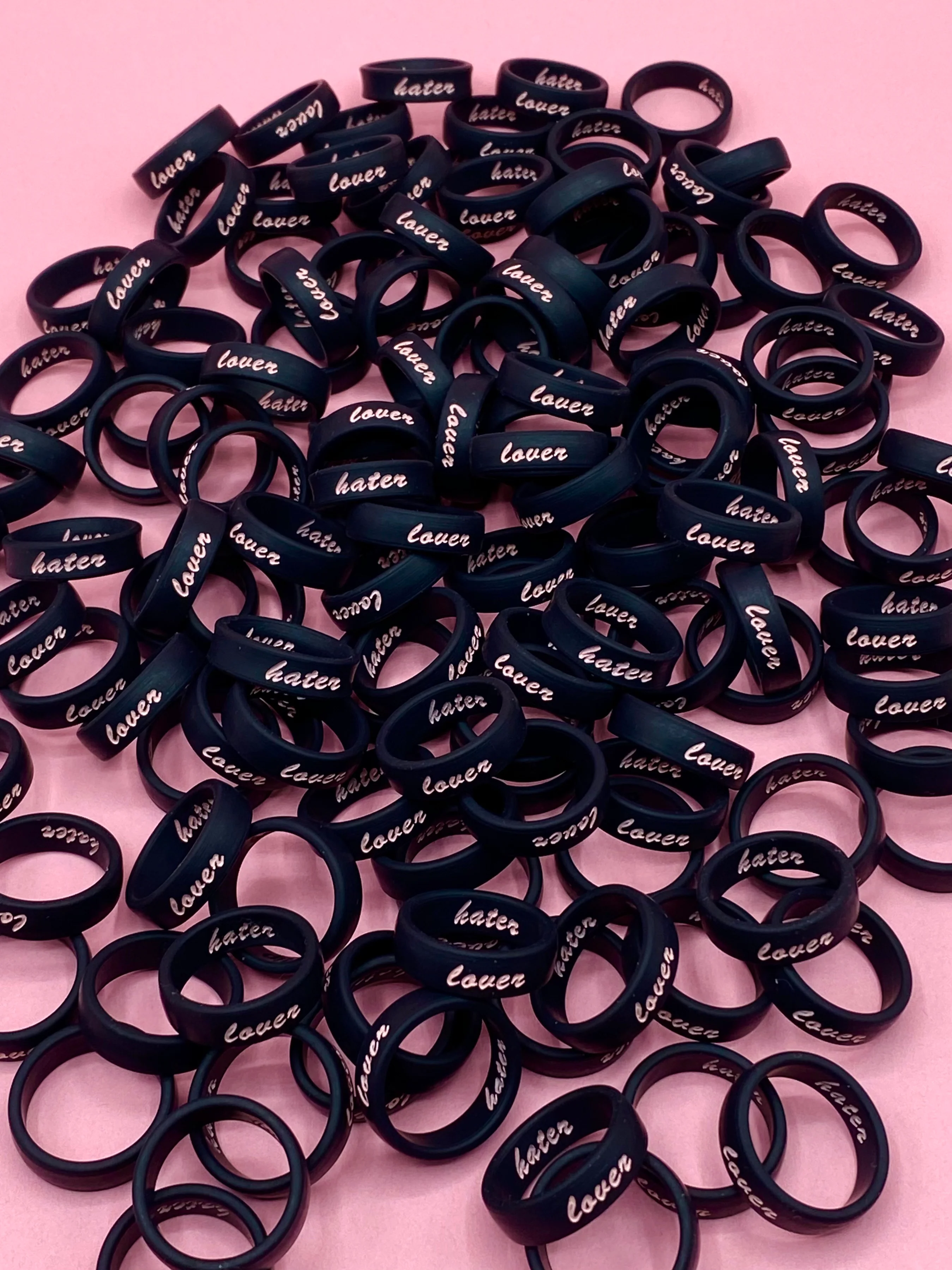 Flip Reversible lover / hater ring - Image 7