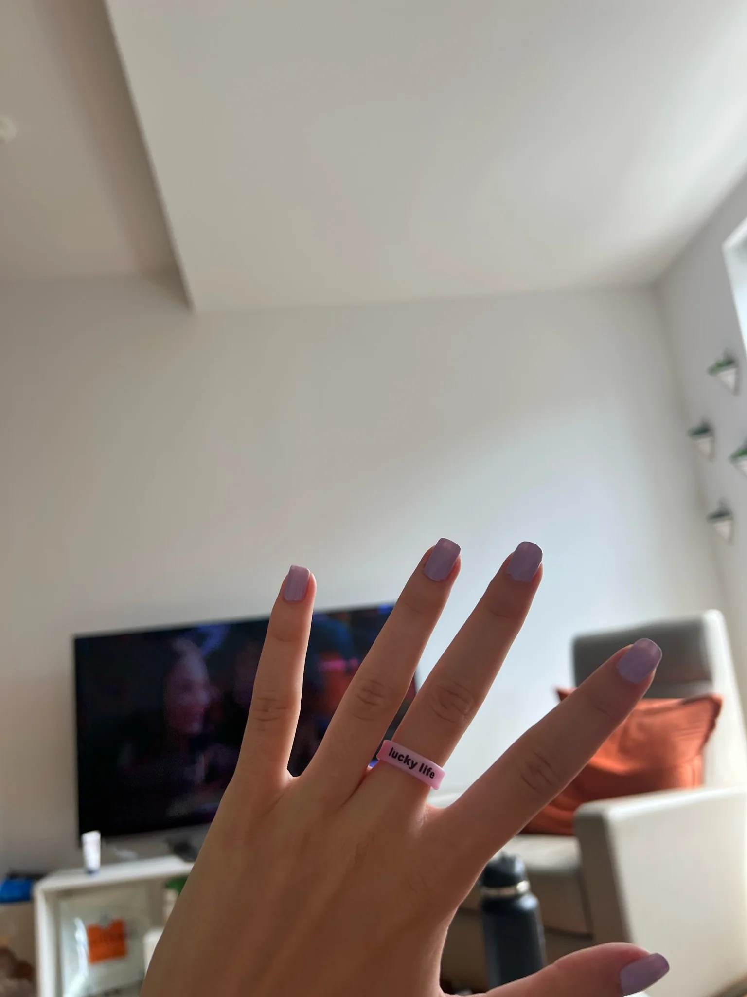 Flip Reversible lucky girl / lucky life ring - Image 14