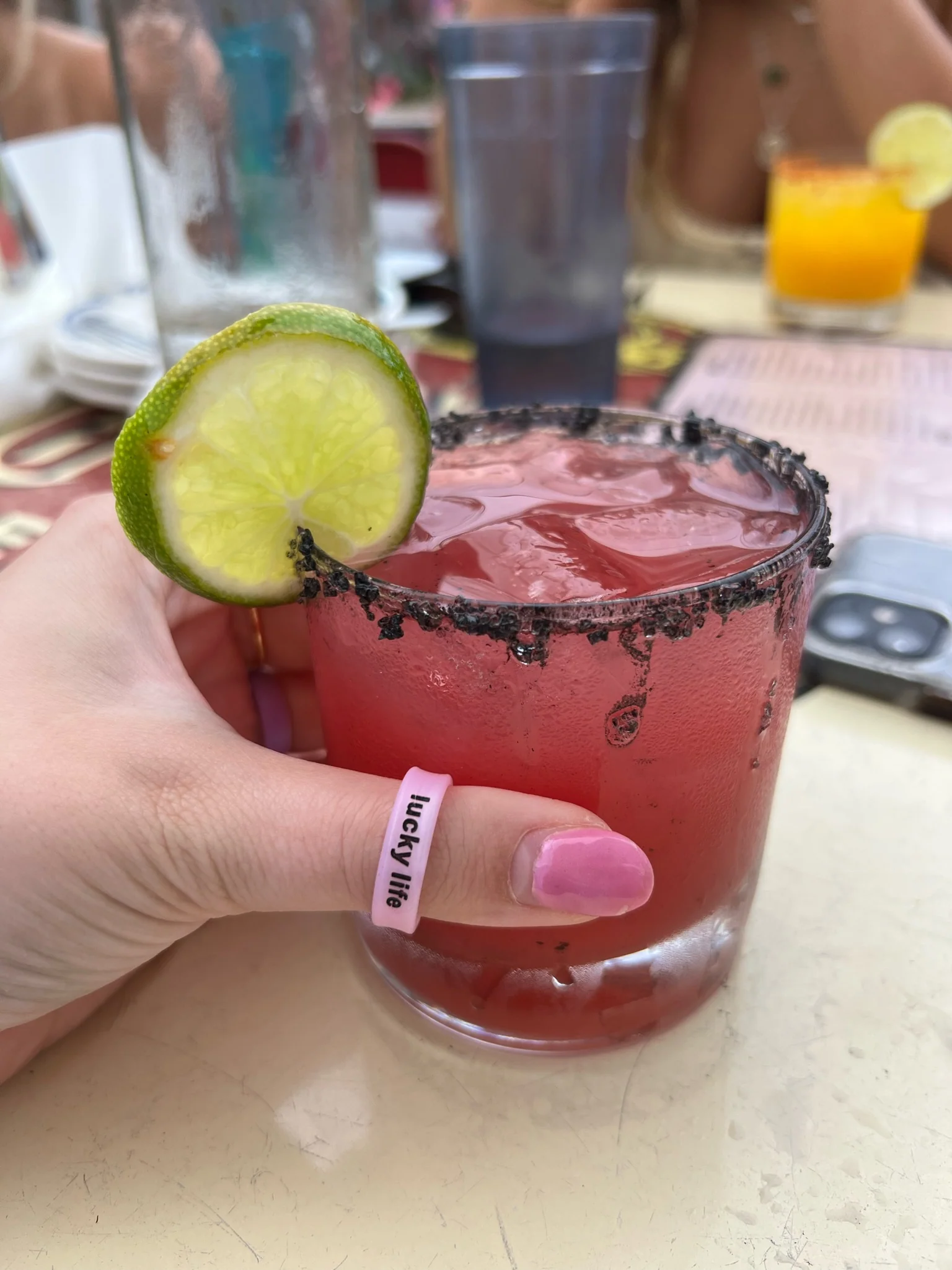 Flip Reversible lucky girl / lucky life ring - Image 15