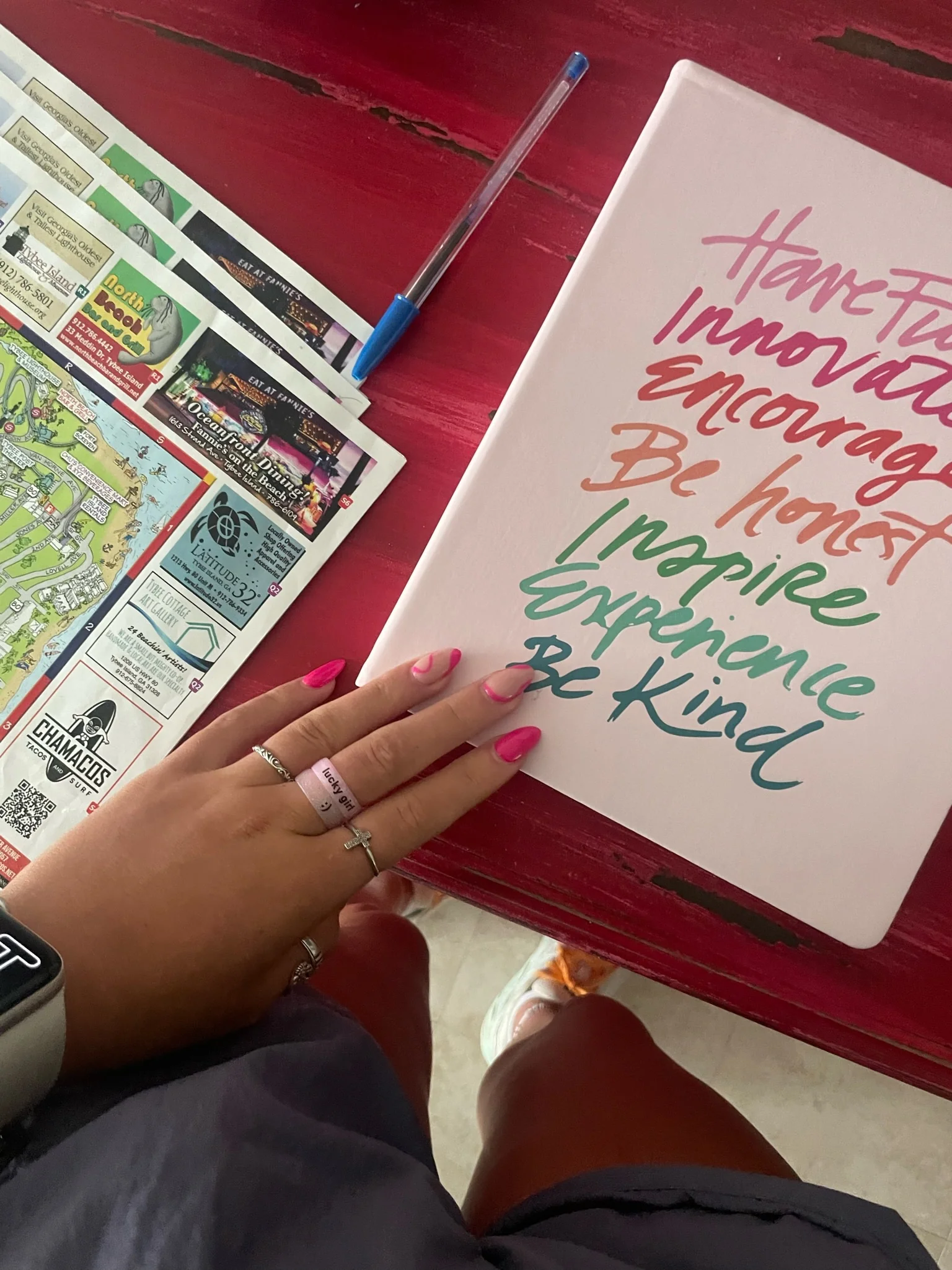 Flip Reversible lucky girl / lucky life ring - Image 19