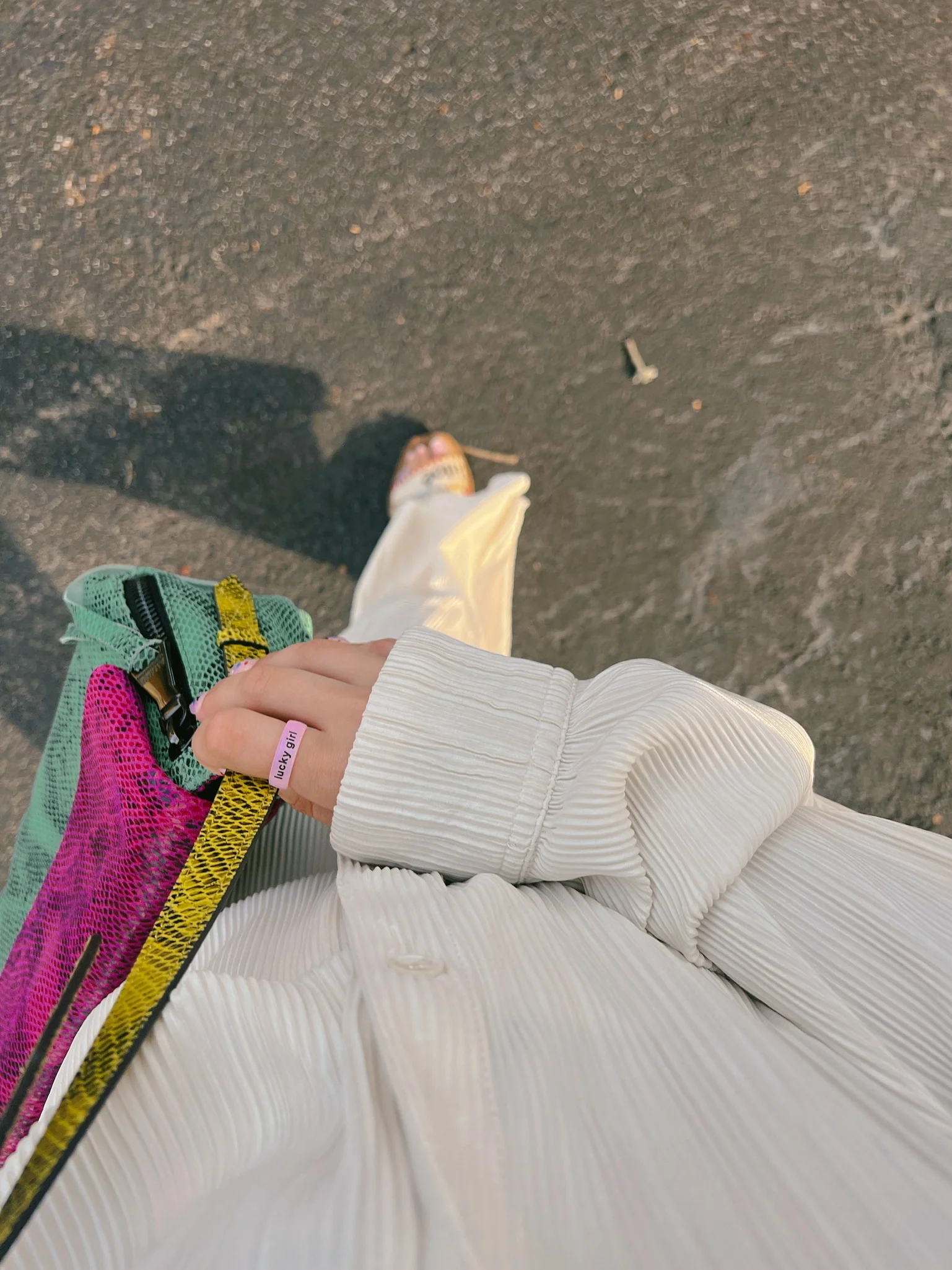 Flip Reversible lucky girl / lucky life ring - Image 20