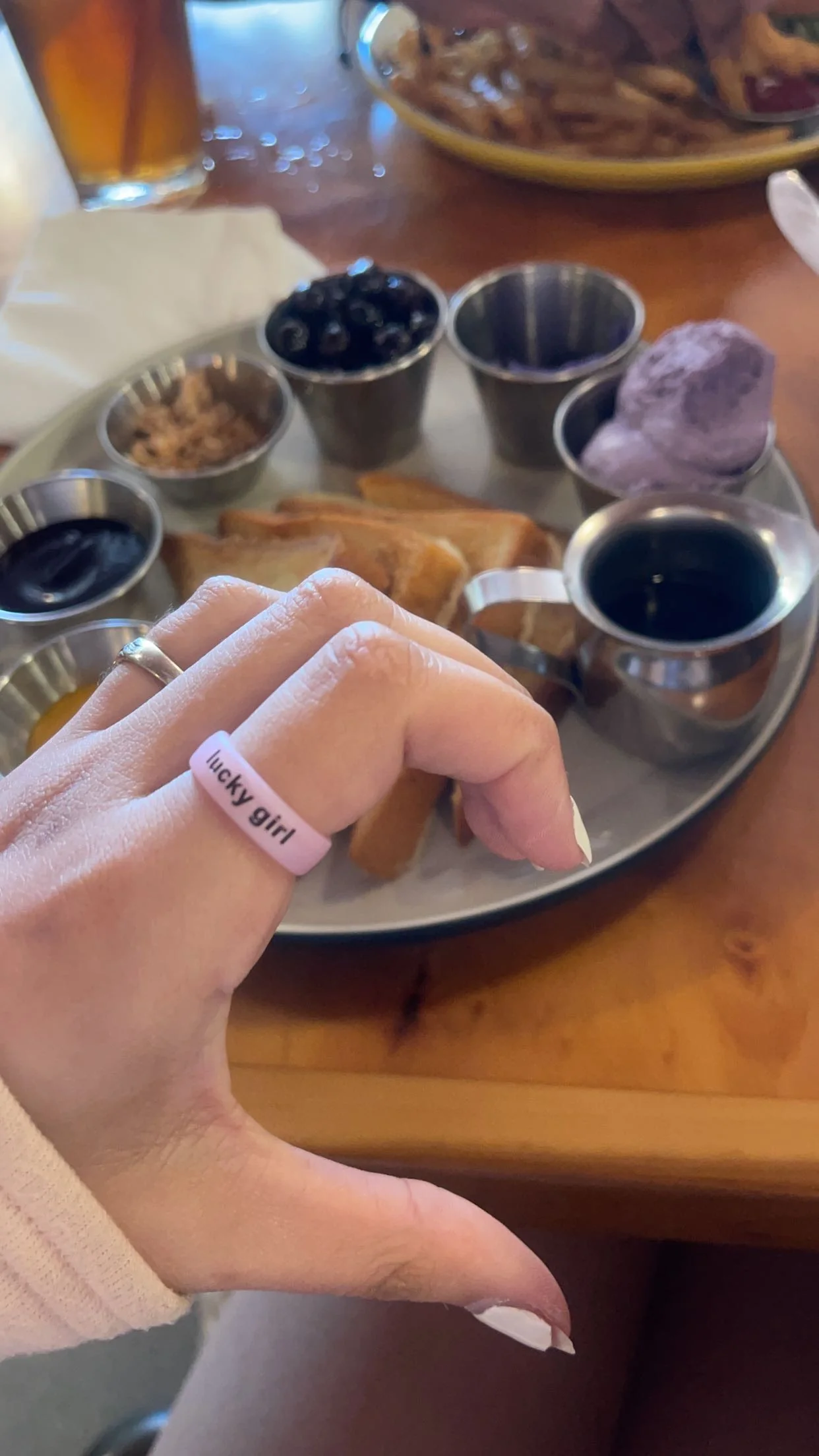 Flip Reversible lucky girl / lucky life ring - Image 36