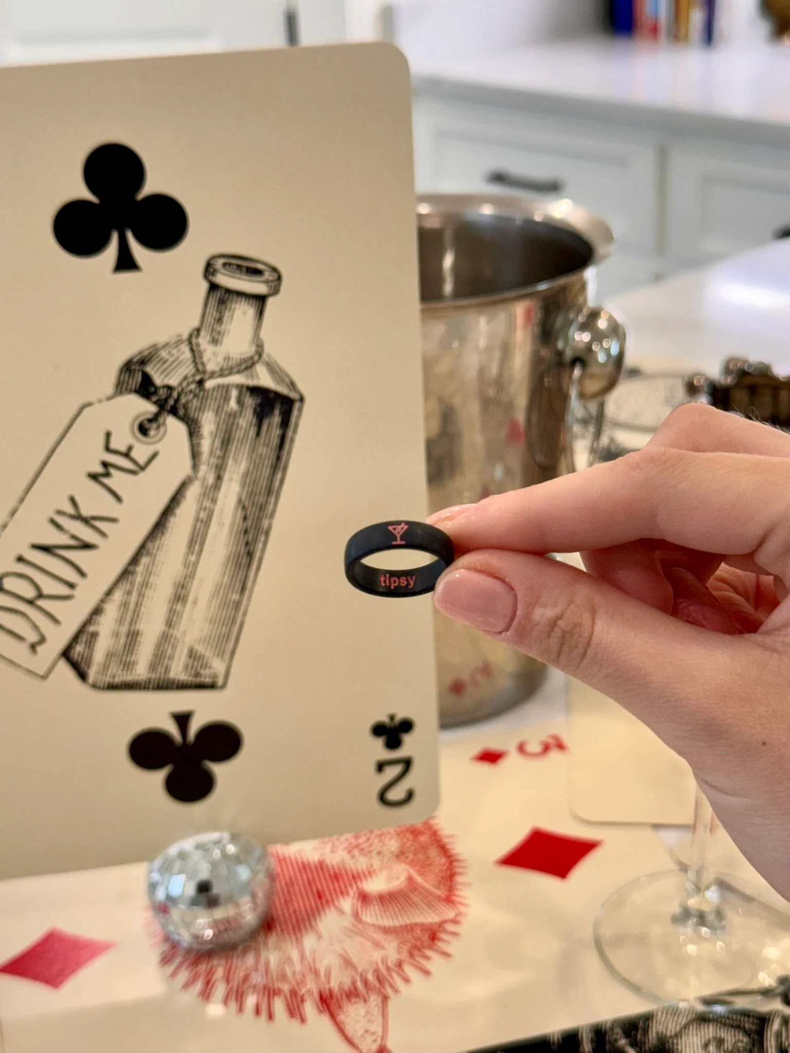 Flip Reversible martini glass / tipsy ring - Image 7