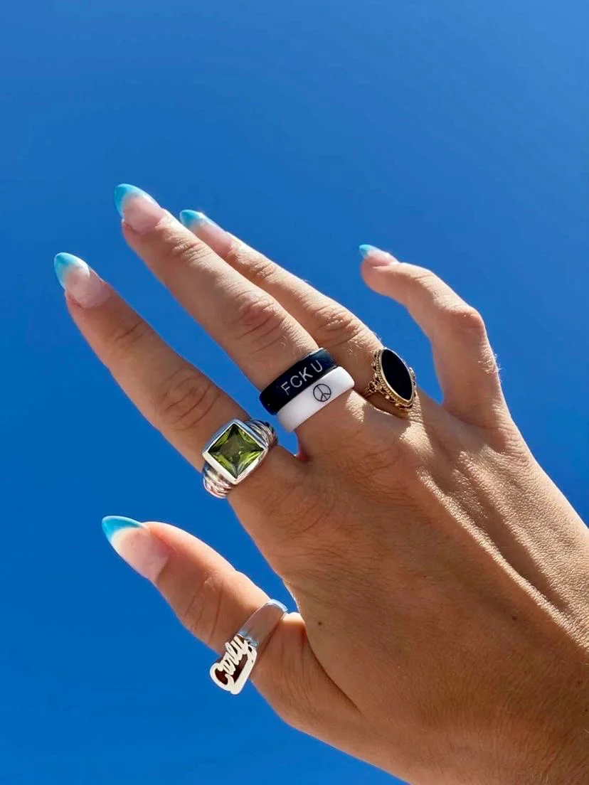 Flip Reversible Peace / Infinity Ring - Image 7