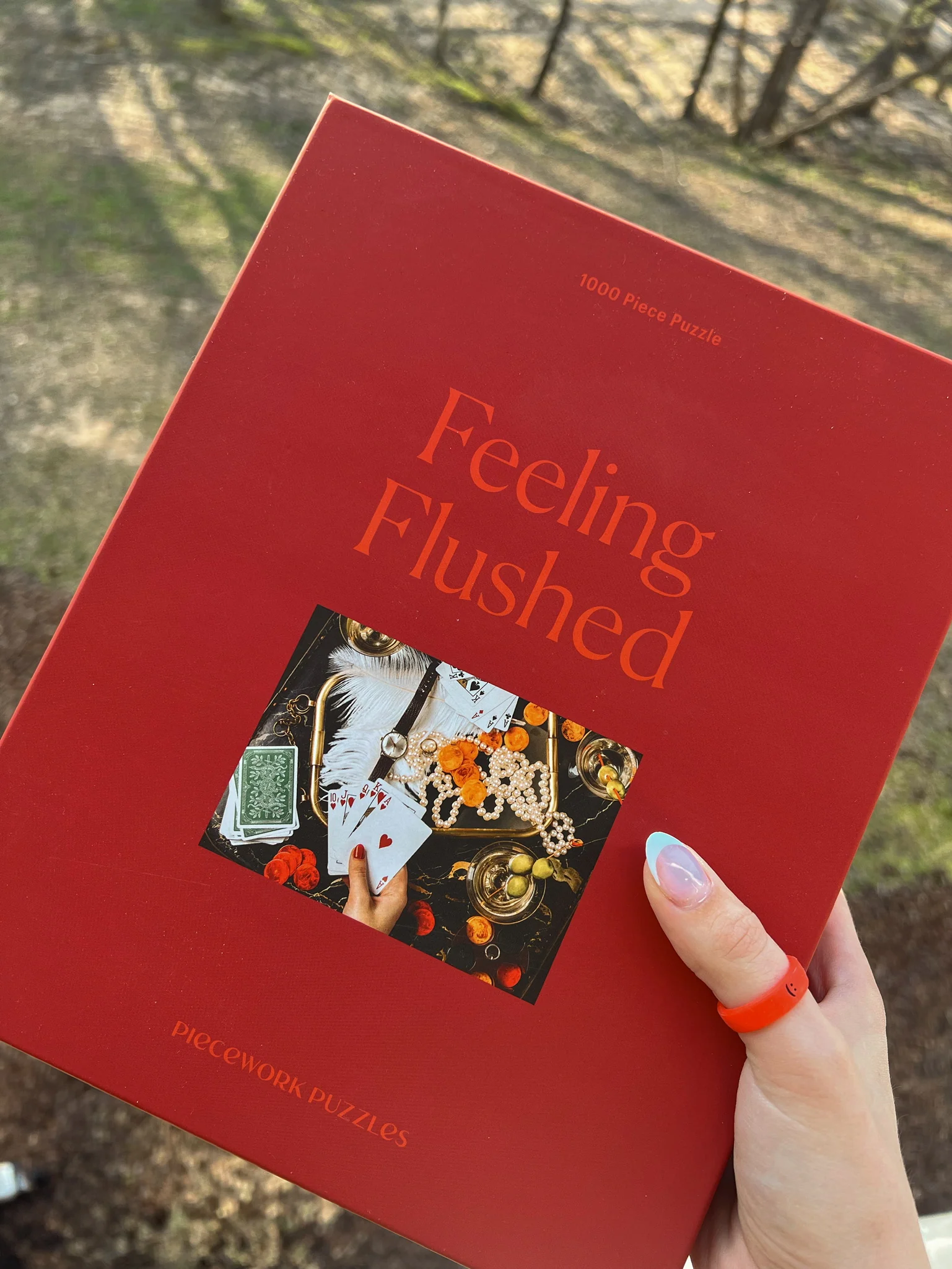 Flip Reversible smile / frown ring hot tamale - Image 4