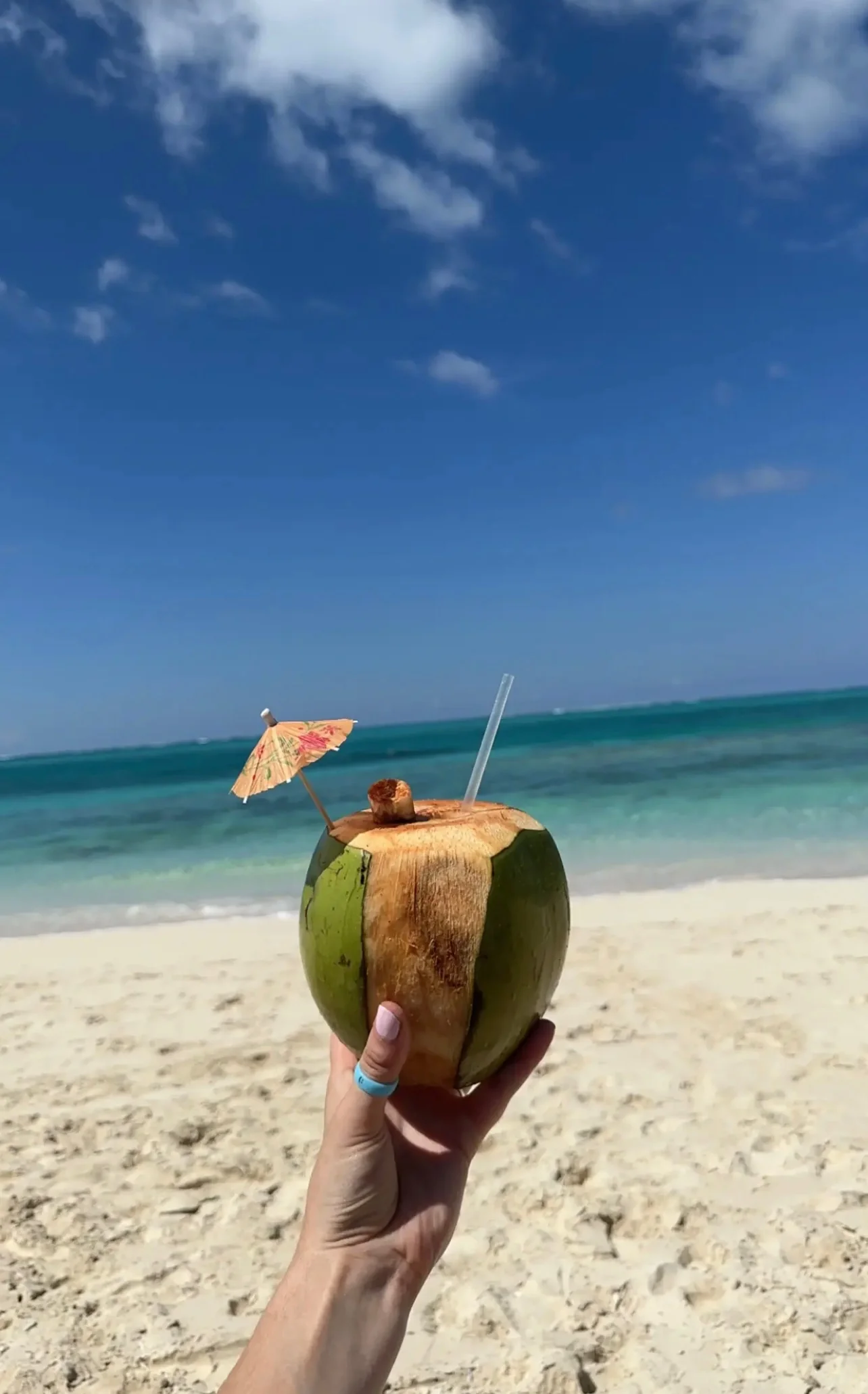 Flip Reversible smile / frown ring electric blue - Image 13