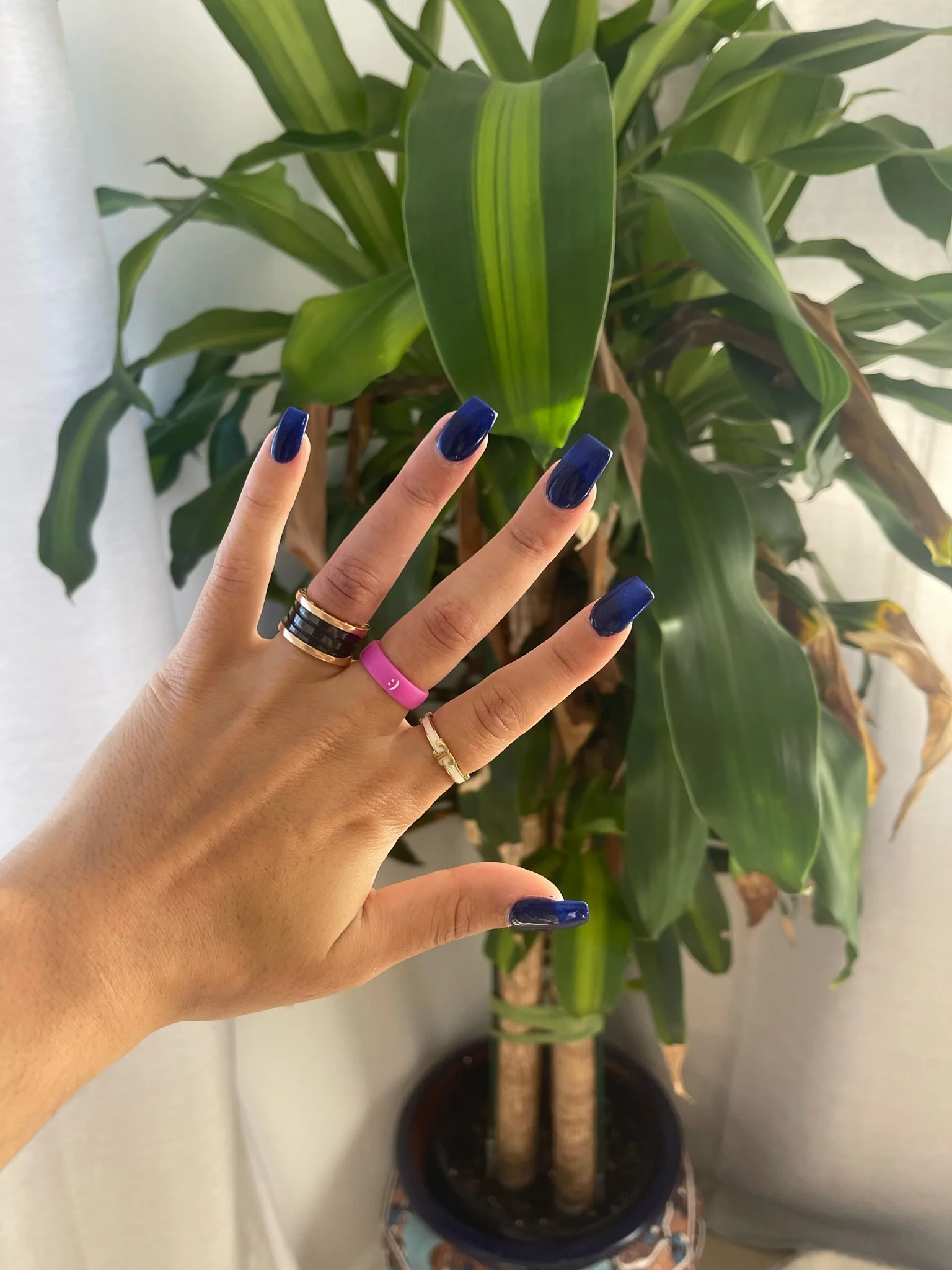 Flip Reversible smile / frown ring magenta - Image 18