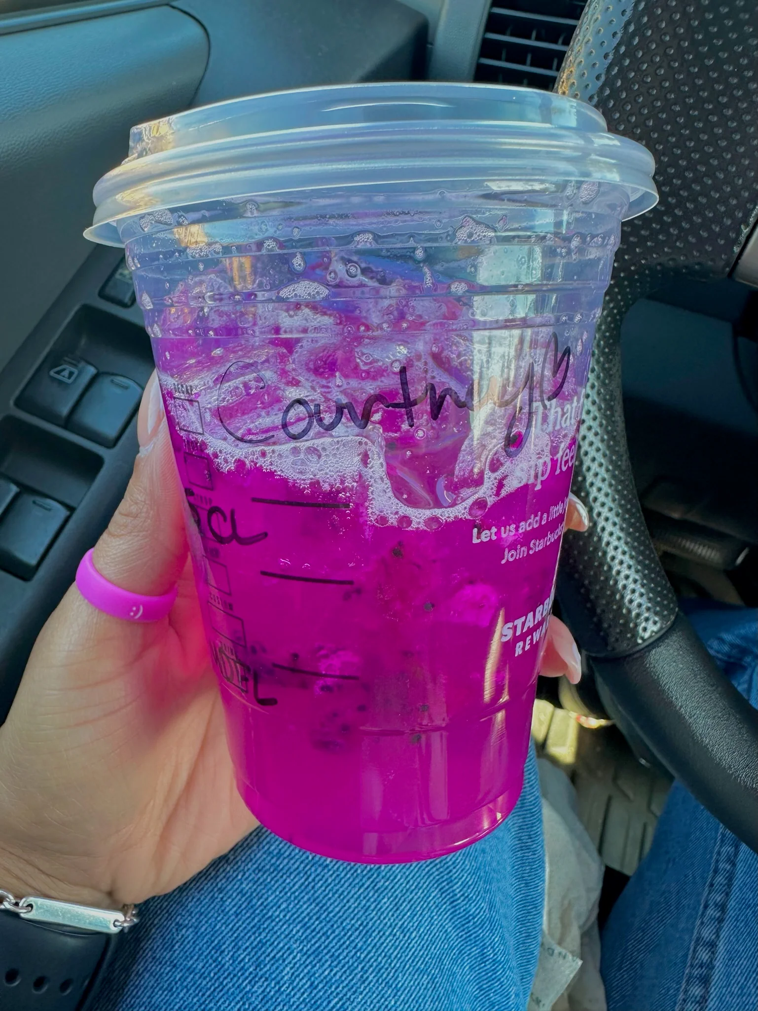 Flip Reversible smile / frown ring magenta - Image 25