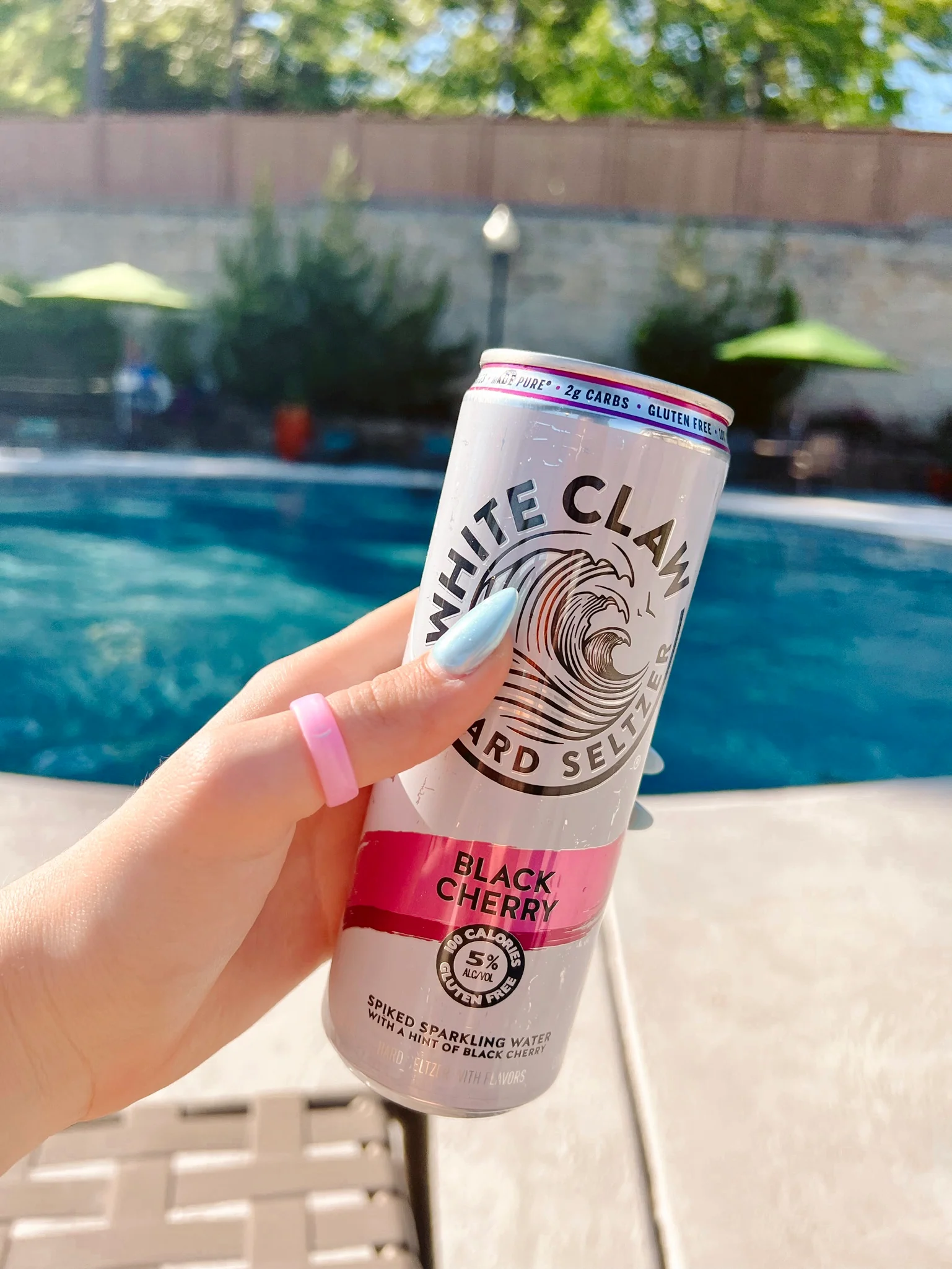 Flip Reversible smile / frown ring purple marble - Image 5