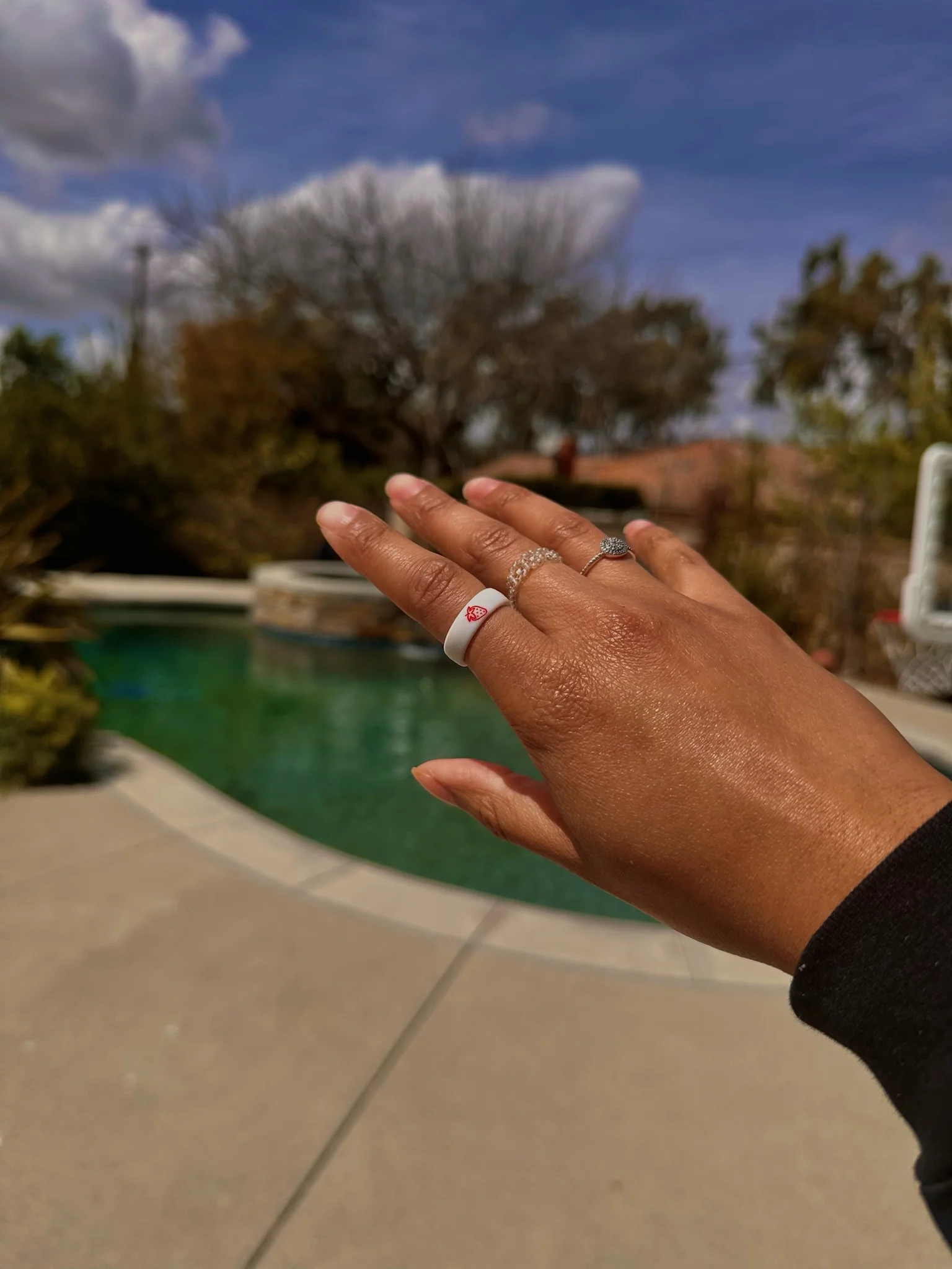 Flip Reversible strawberry / berry sweet ring - Image 8