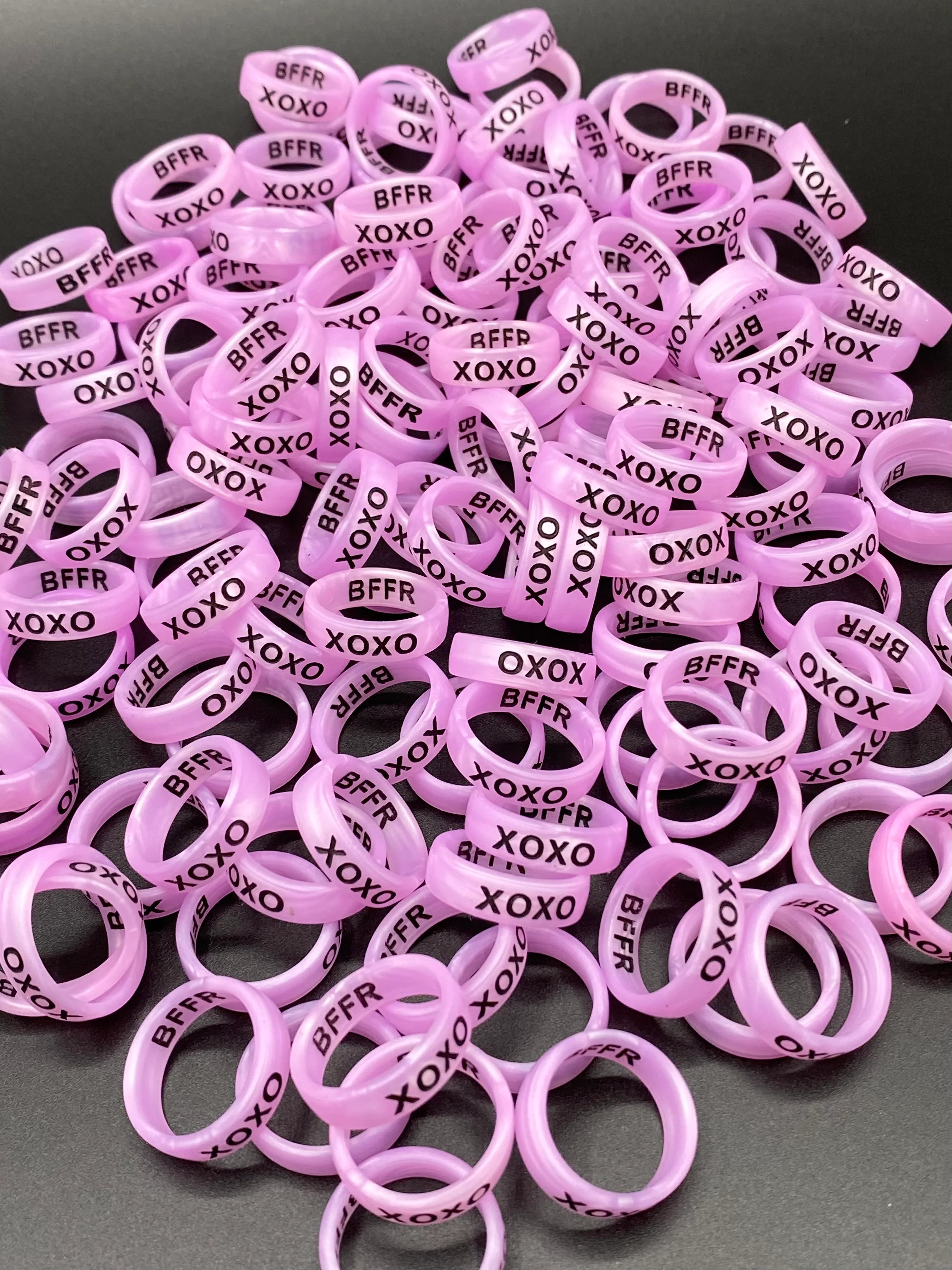 Flip Reversible XOXO / BFFR ring - Image 4